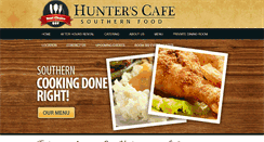 Desktop Screenshot of huntersoulfoodcafe.com